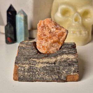 Orange Calcite Rock Collectable